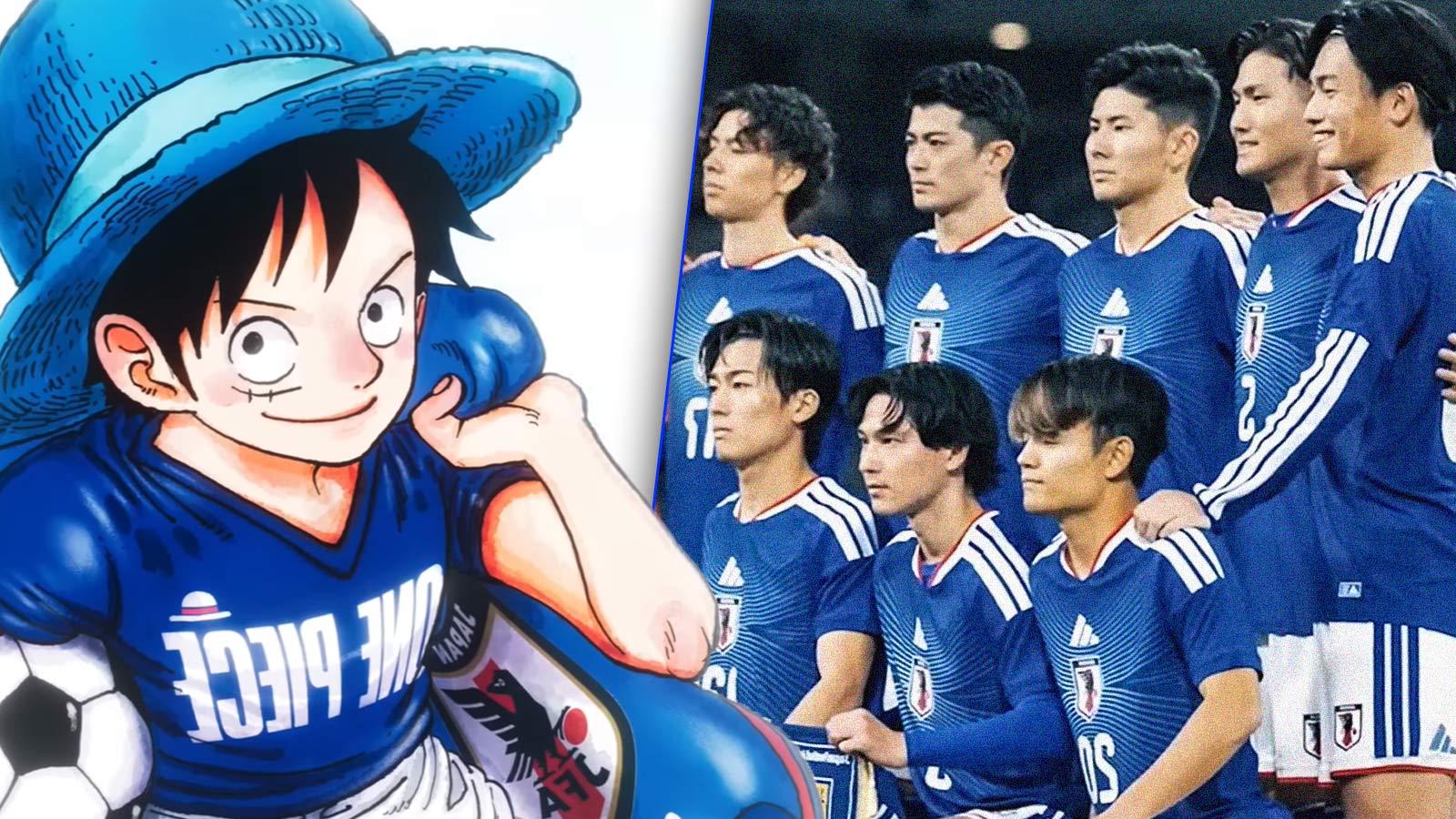 One Piece x Japan National Football Team Reveal Special 2026 FIFA World Cup Collaboration Video
