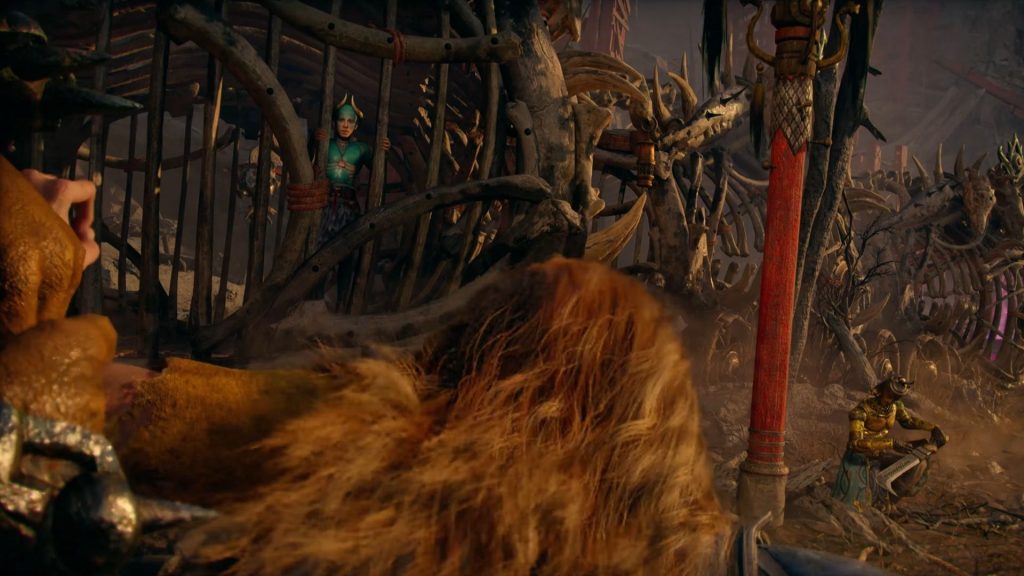 God of War Laufey Caged Prisoners