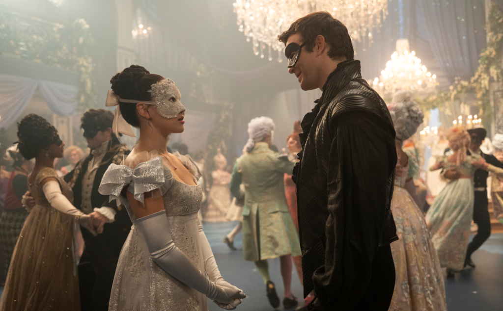 A still from Bridgerton 