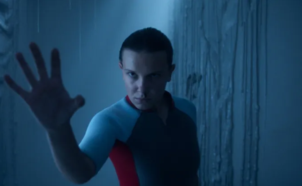 Millie Bobby Brown in a still from Stranger Things