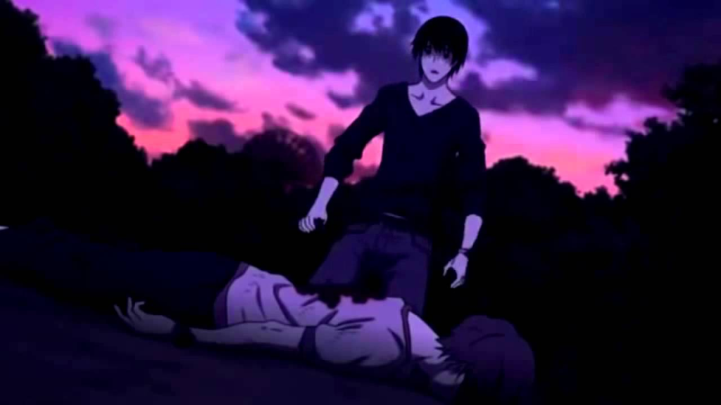 Nine and Twelve's final moment from Shinichiro Watanabe's Terror in Resonance. 