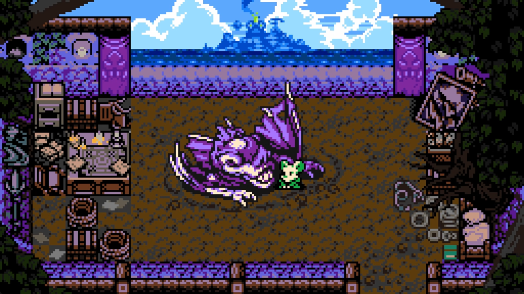 An in-game screenshot of Mina the Hollower.