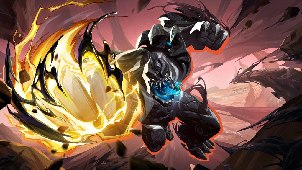 Marvel Rivals screenshot showing The Thing during the final frame of an MVP animation.