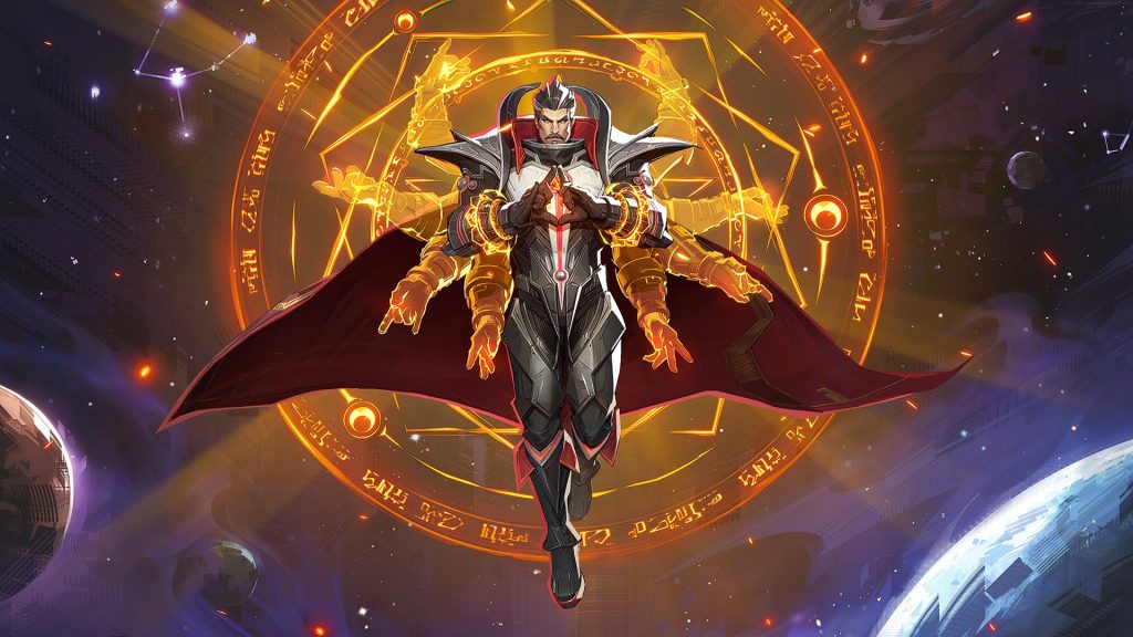Marvel Rivals screenshot showcasing Doctor Strange in an MVP animation frame.