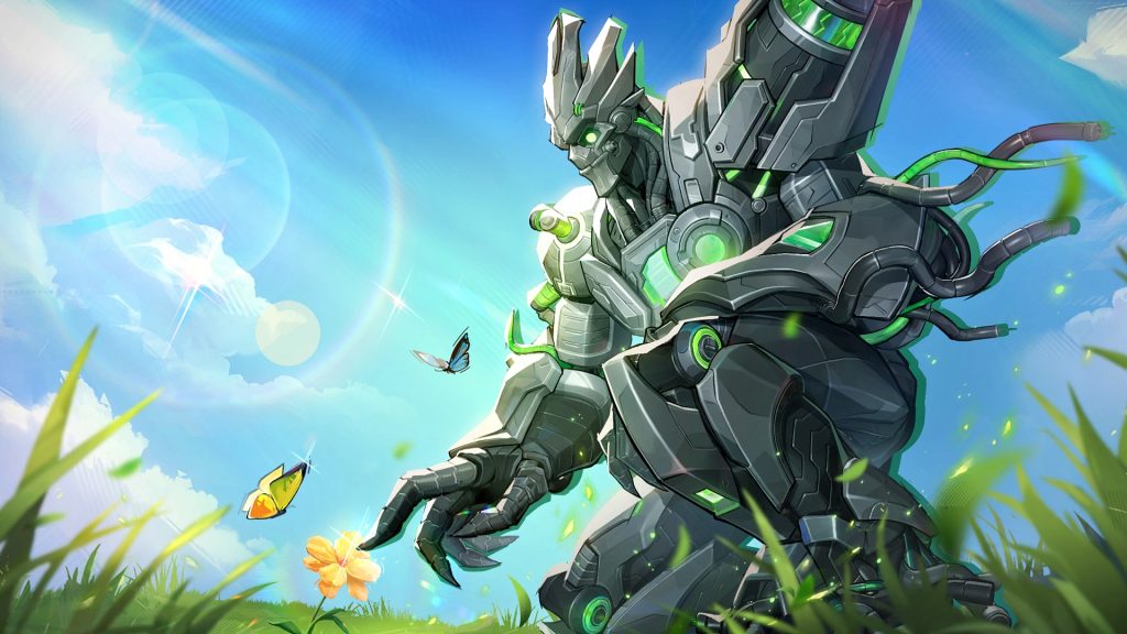 Marvel Rivals screenshot showcasing Groot during the closing frame of an MVP animation.
