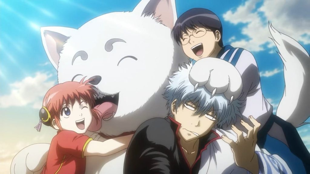 gintama sadaharu and others in the anime
