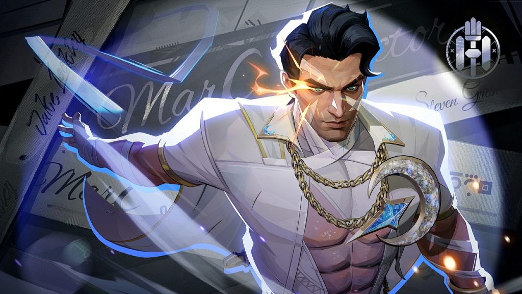 Marvel Rivals image capturing Moon Knight during the final moment of an MVP animation.
