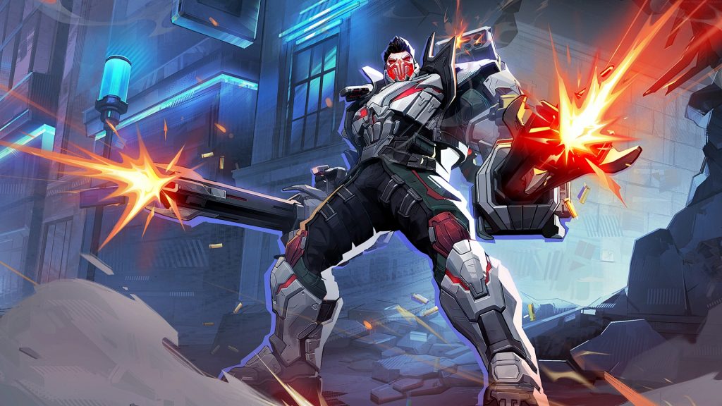 Marvel Rivals screenshot showing The Punisher at the conclusion of an MVP animation.