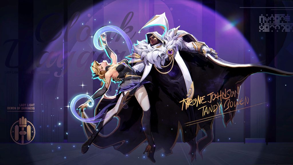 Marvel Rivals image showcasing Cloak & Dagger during an MVP animation finale.