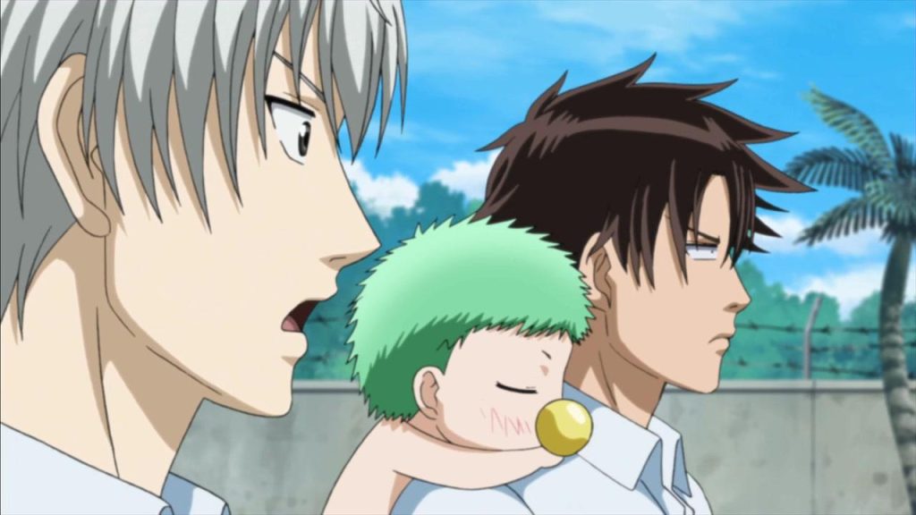 a still from the shonen anime beelzebub
