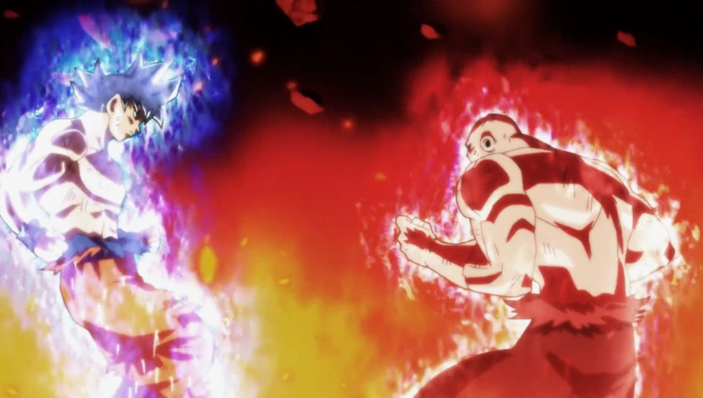 a still from the dragon ball super anime series