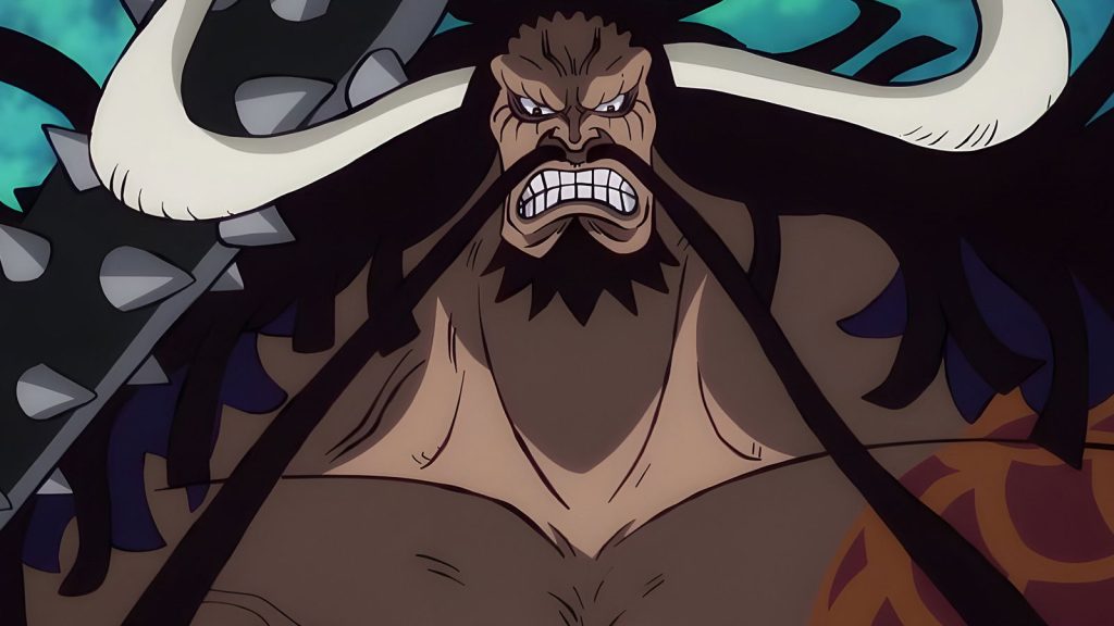 Kaido looking angry