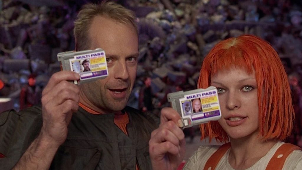 Leeloo and Korbin show their IDs