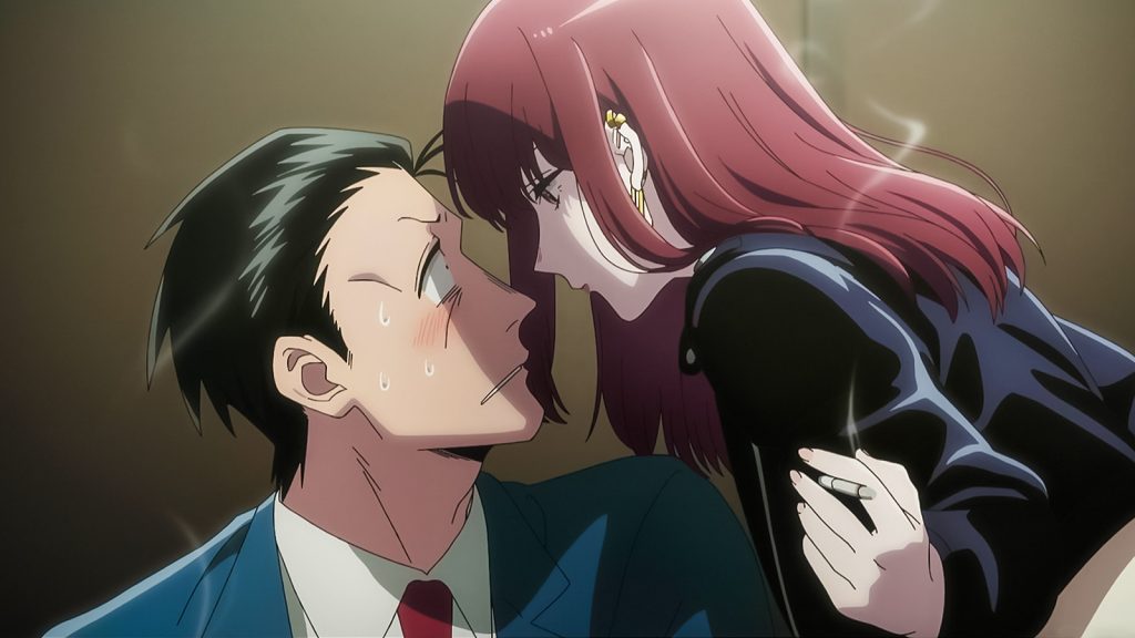 smoking behind the supermarket with you anime still