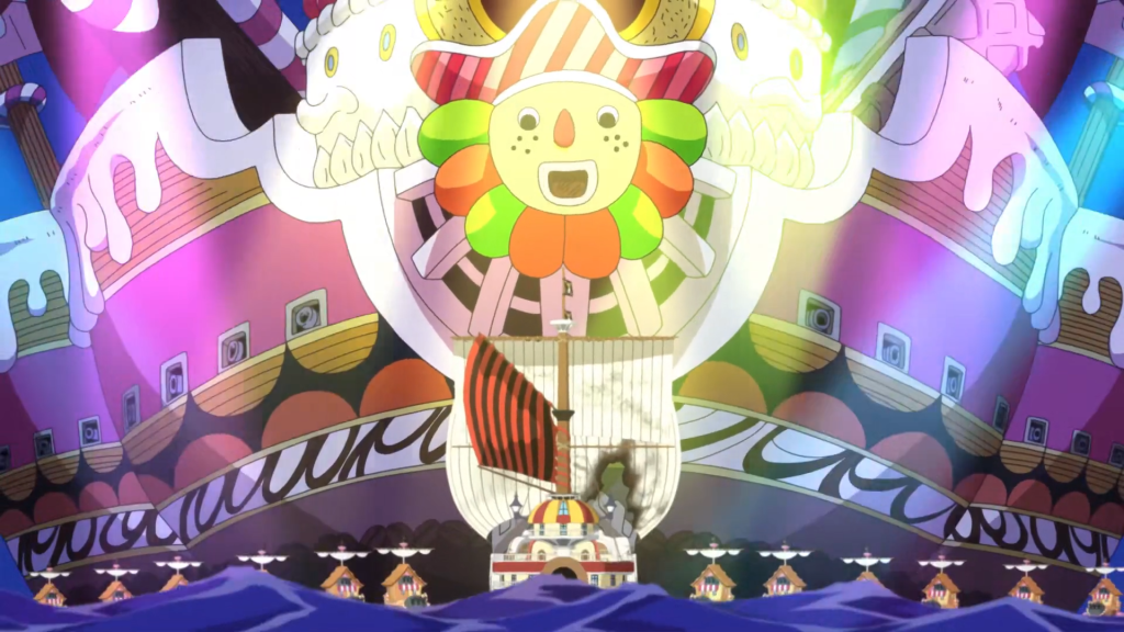 a still from the one piece anime series