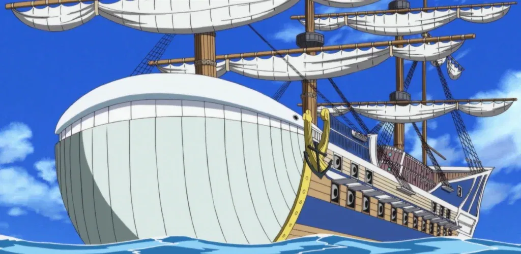 a still from the One Piece anime series
