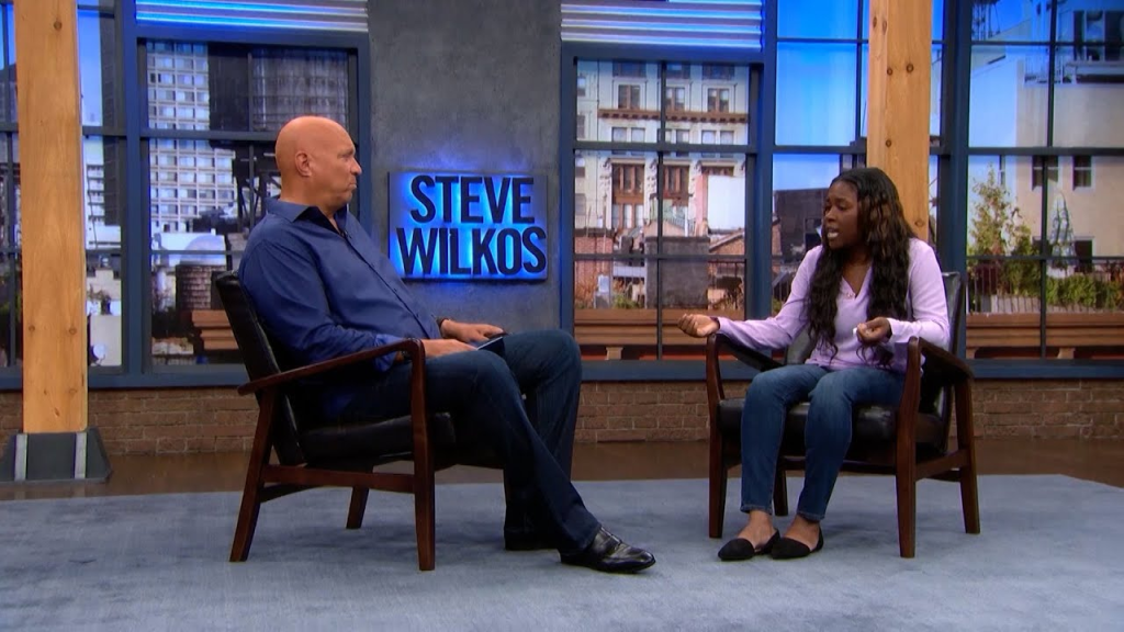 a still from nbc's The Steve Wilkos Show