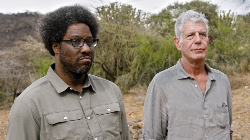 Anthony Bourdain with W. Kamau Bell in Parts Unknown Season 12
