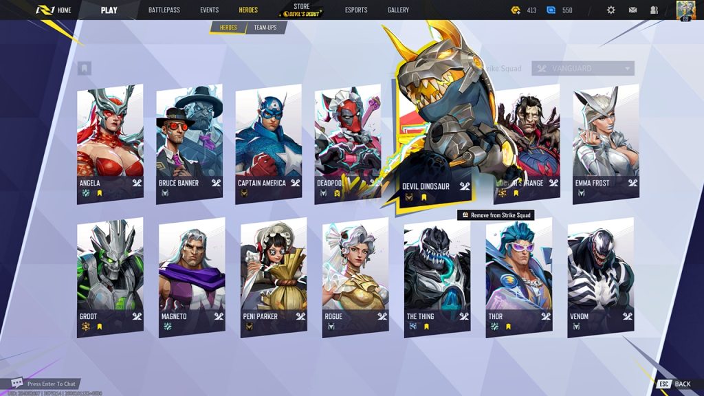 marvel rivals season 8.5 vanguard buffs nerfs