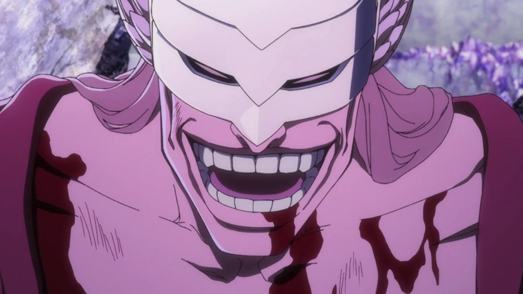 Gerard Valkyrie smiling when being injured