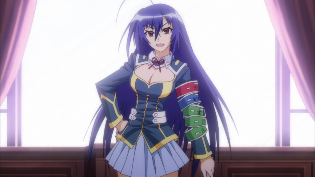 a still from the medaka box anime series