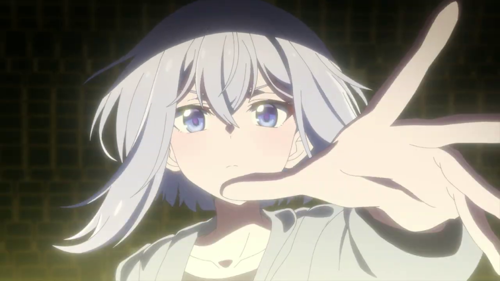 Loki casting her spell in the anime The Greatest Magicmaster’s Retirement Plan