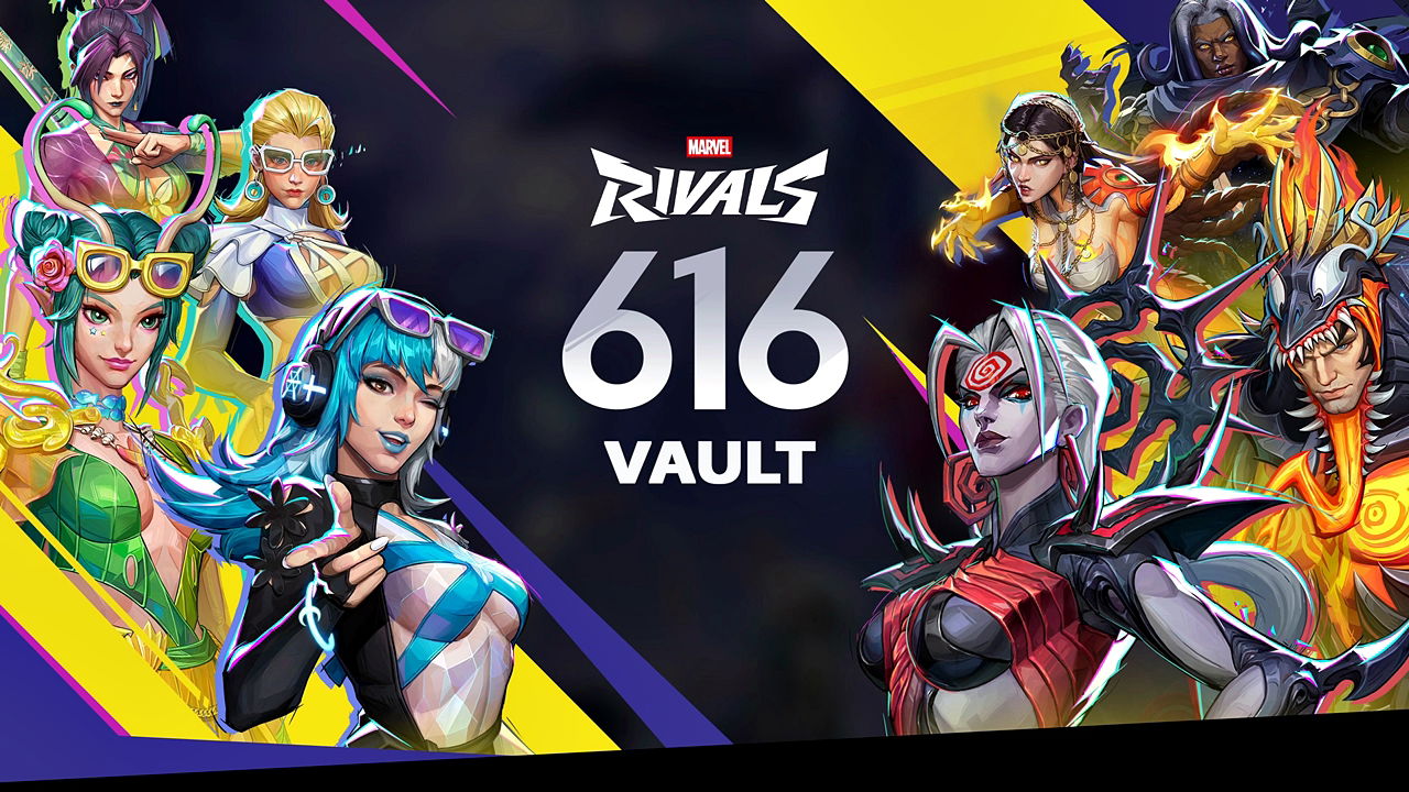 A promotional banner for the upcoming 616 Vault event Marvel Rivals Season 8.5
