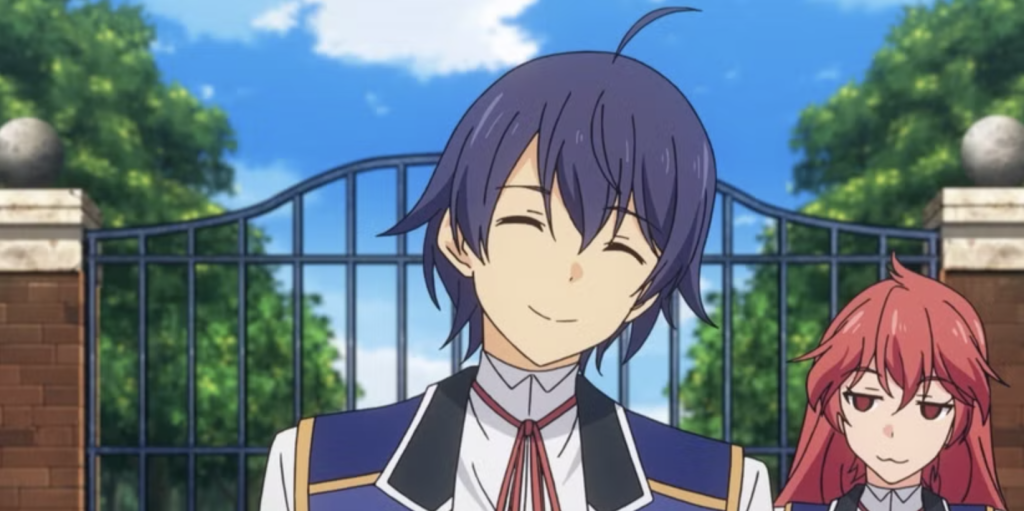 This image features the character Shin Wolford from the anime series Wise Man's Grandchild