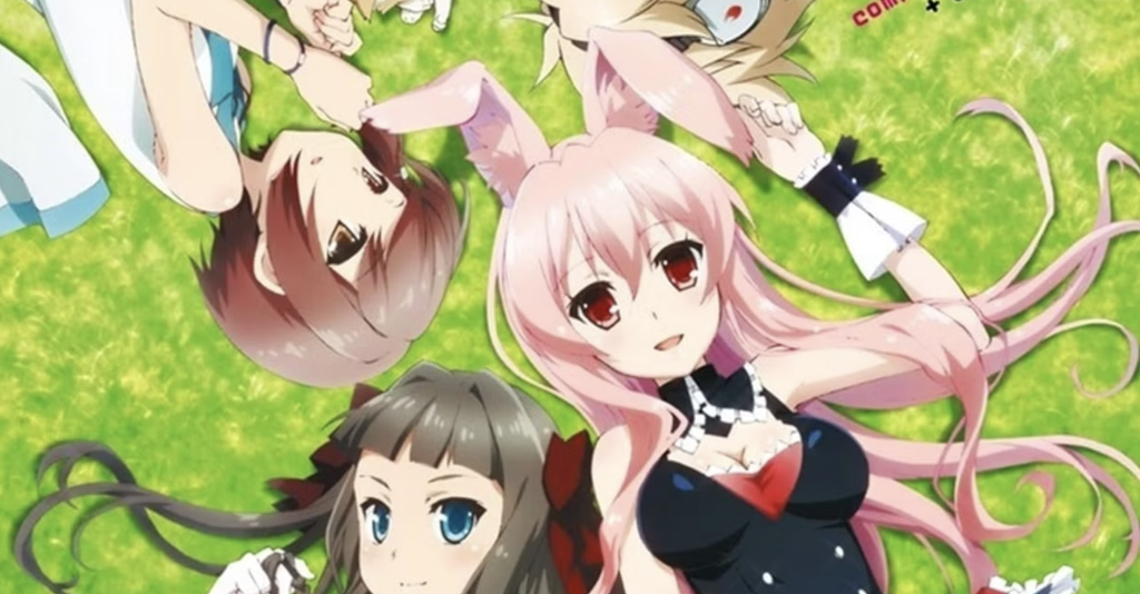 This image features characters from the anime series Problem Children Are Coming from Another World, Aren't They?.