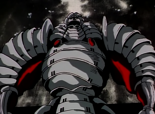 The armored monster in vampire princess miyu