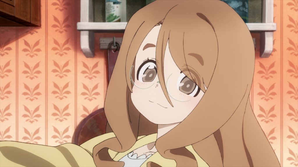 Melissa in the house in black fox anime movie