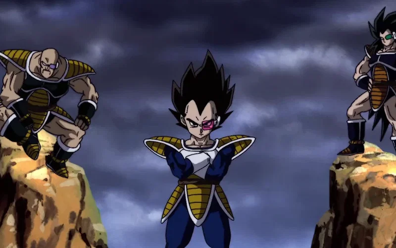 Một cảnh trích từ anime Dragon Ball.