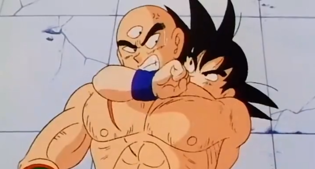 a still from the dragon ball anime seires