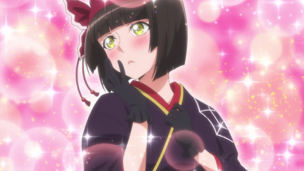 a still from the tsukimichi anime series
