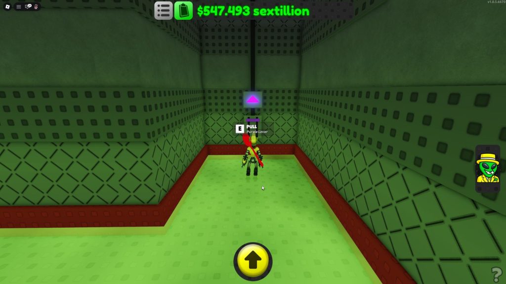 Purple Lever Location in Sell Lemons