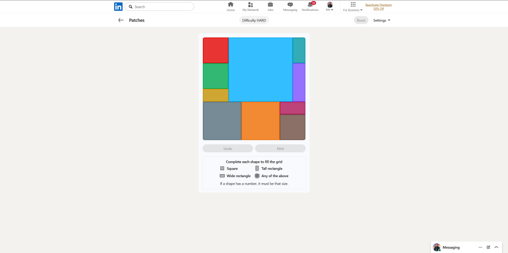 All LinkedIn Games Solutions for Today (June 13, 2026) 2 A screenshot of the daily LinkedIn Games puzzle.
