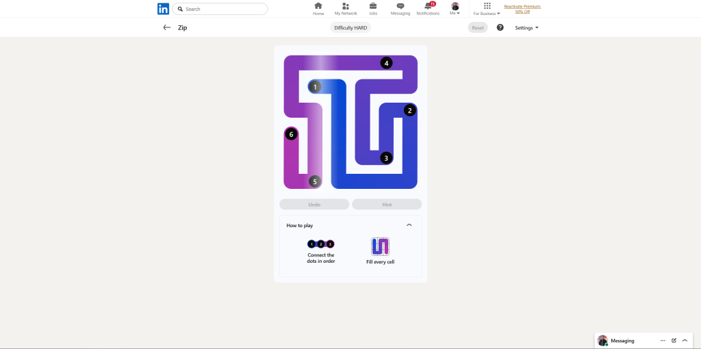 All LinkedIn Games Solutions for Today (June 13, 2026) 3 A screenshot of the daily LinkedIn Games puzzle.