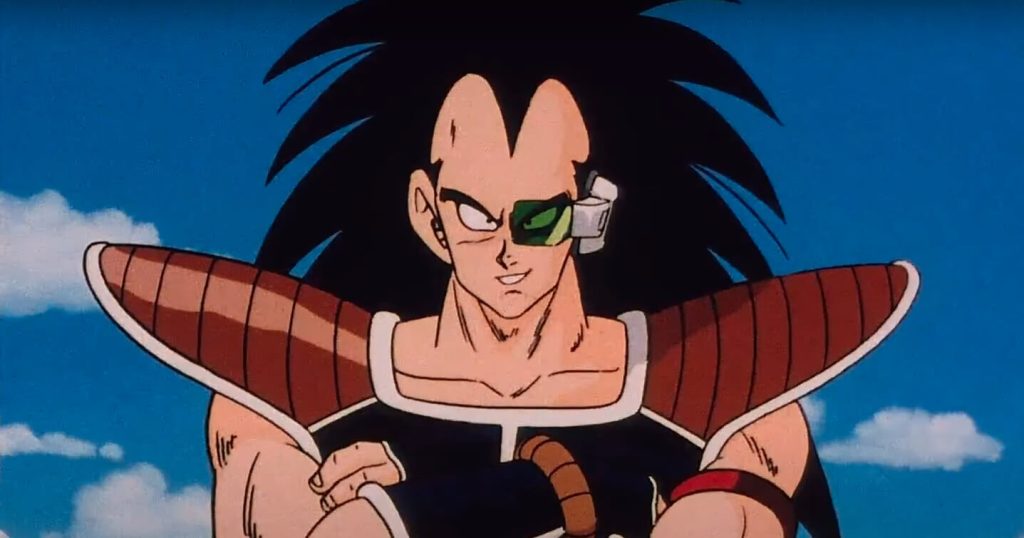 raditz as seen in dragon ball anime
