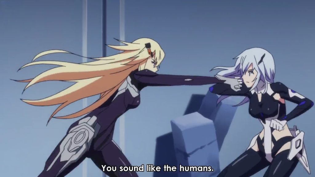 Beatless follows a boy named Arato Endou who becomes the owner of Lacia, one of five highly advanced artificial intelligences.