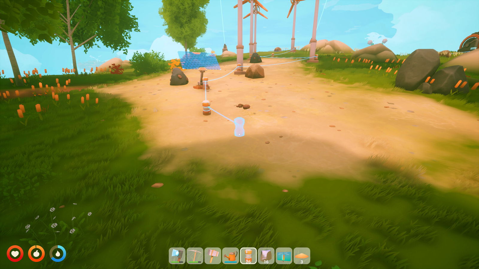 using windmills in Solarpunk