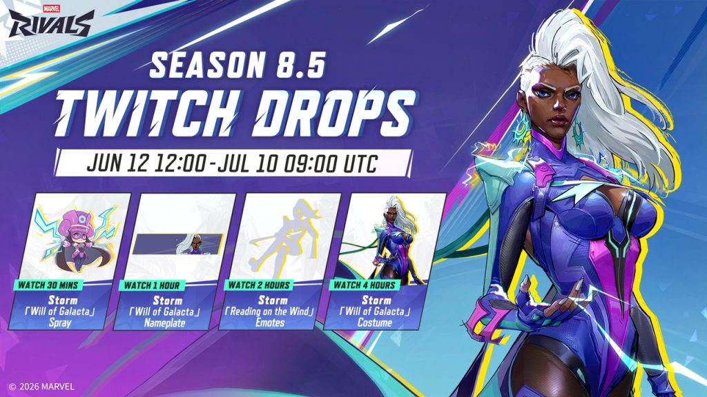 How to Get All Marvel Rivals Twitch Drops (Season 8.5)