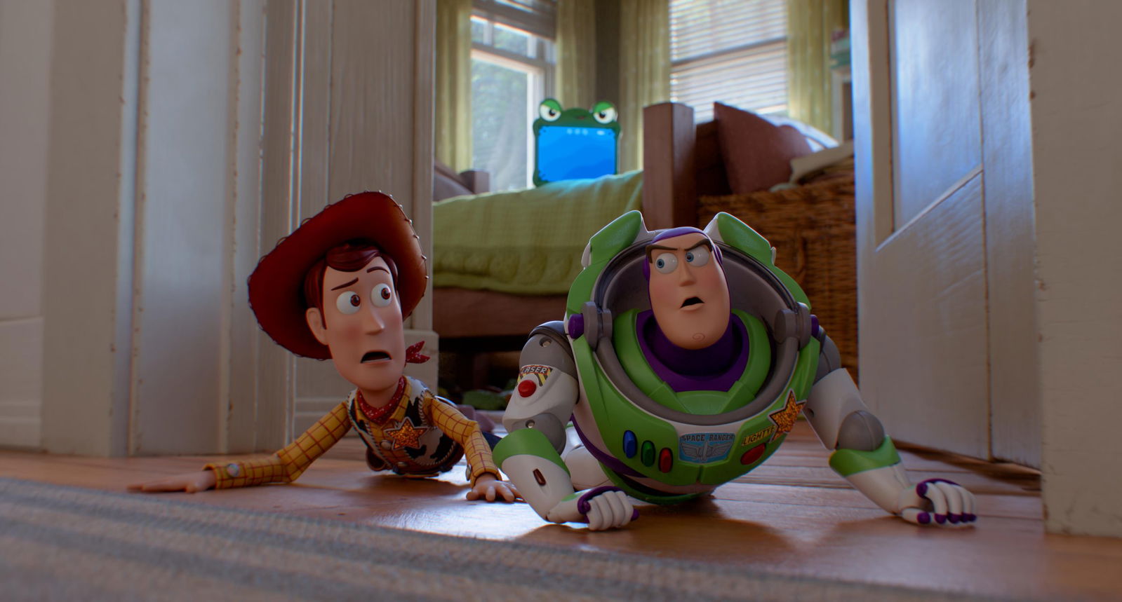  Woody and Buzz Lightyear in Disney and Pixar's TOY STORY 5. Photo courtesy of Pixar. © 2026 Disney/Pixar. All Rights Reserved.