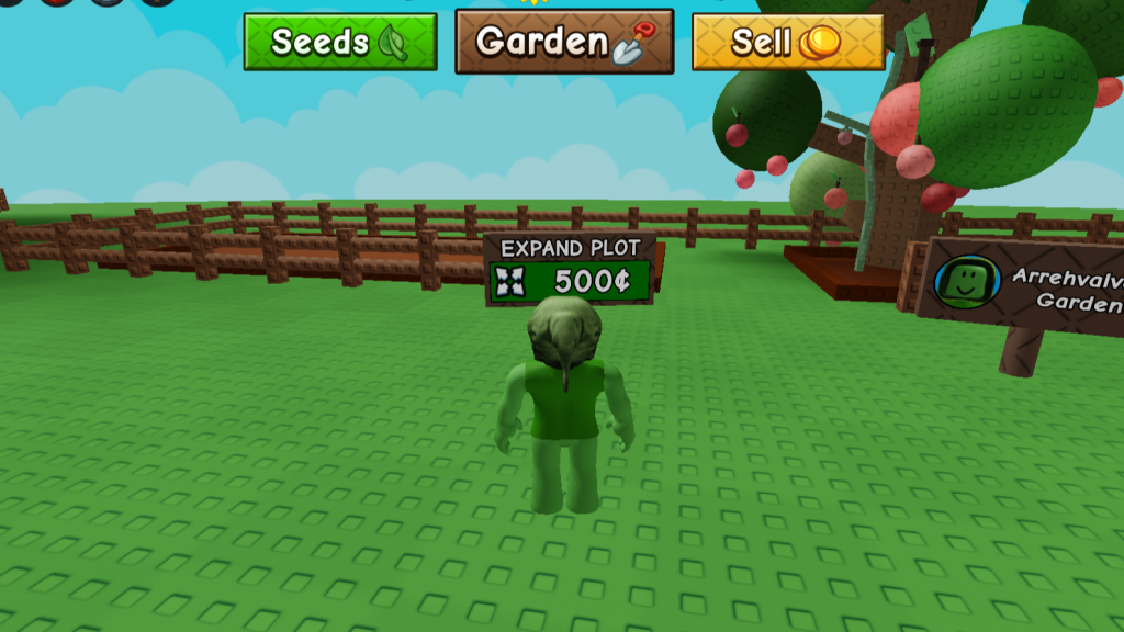 Expand Plot in Grow a Garden 2.