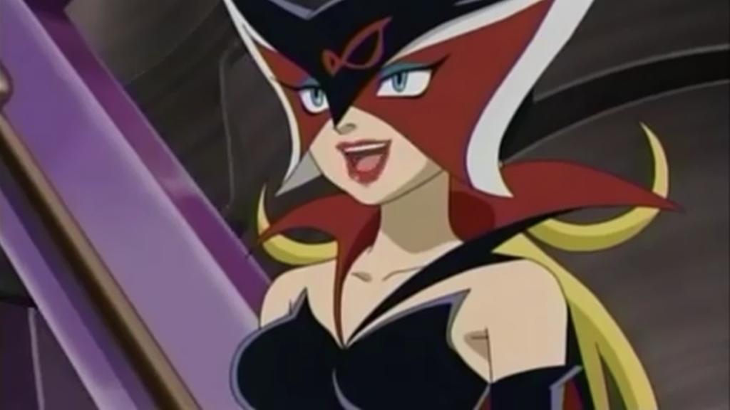 This is Doronjo, the main antagonist and leader of the Doronbo Gang from the classic anime series Yatterman