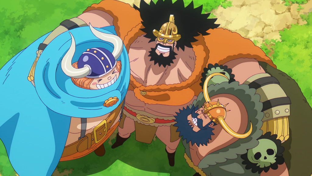 a still from the one piece anime series