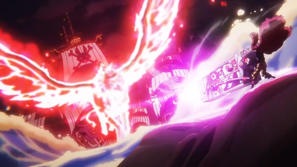a still from the One Piece anime series