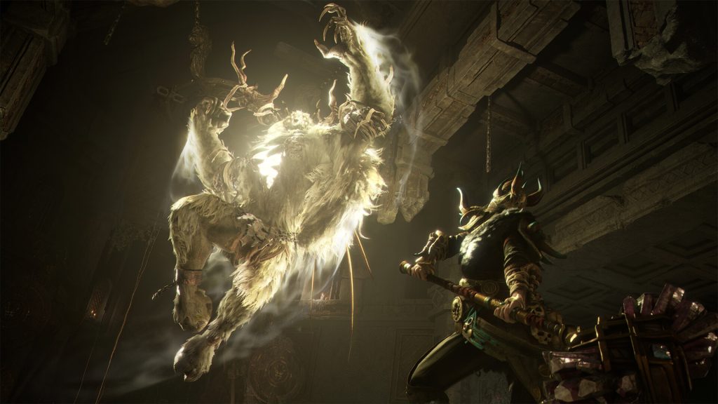 boss fight in Mistfall Hunter