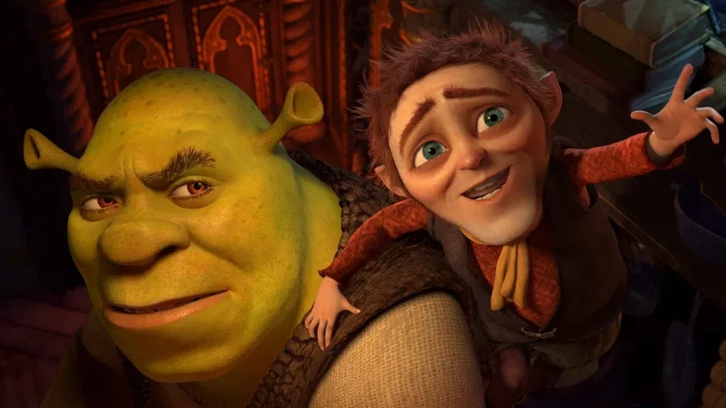 Shrek with Rumplestiltskin
