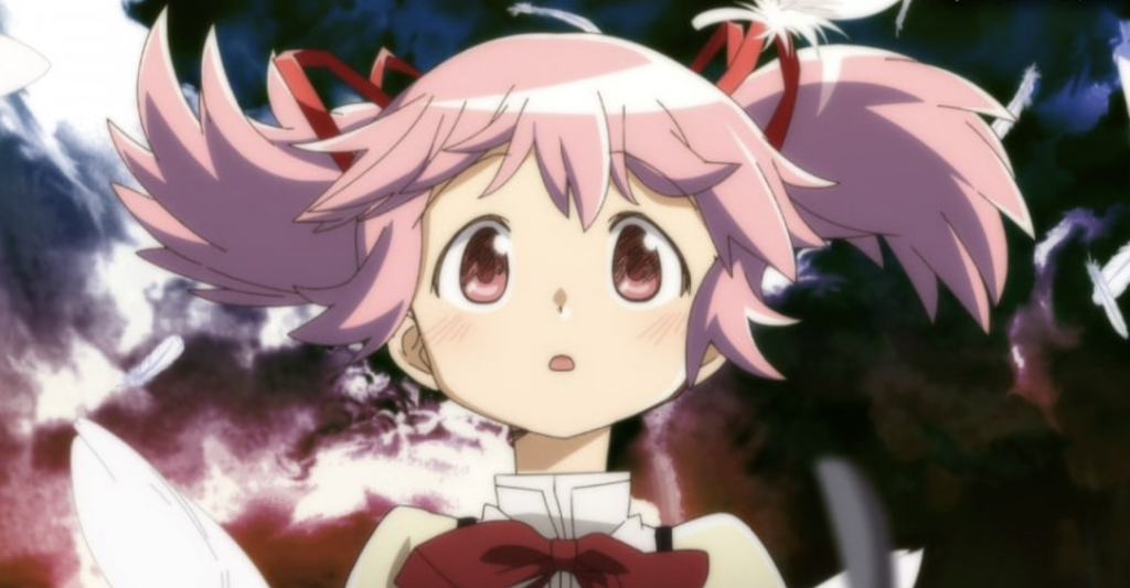 This image is from a trailer for the film Puella Magi Madoka Magica the Movie Walpurgisnacht Rising