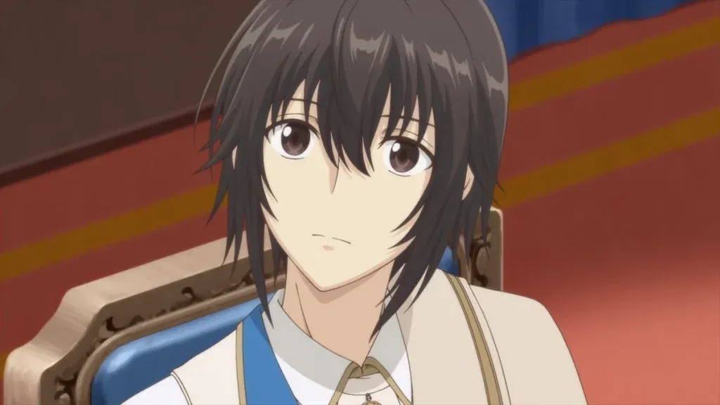 a still from The Insipid Prince's Furtive Grab for The Throne anime